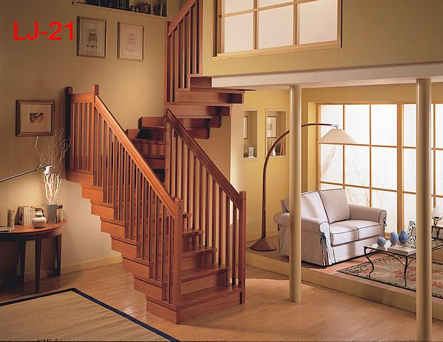 Solid wood stair case